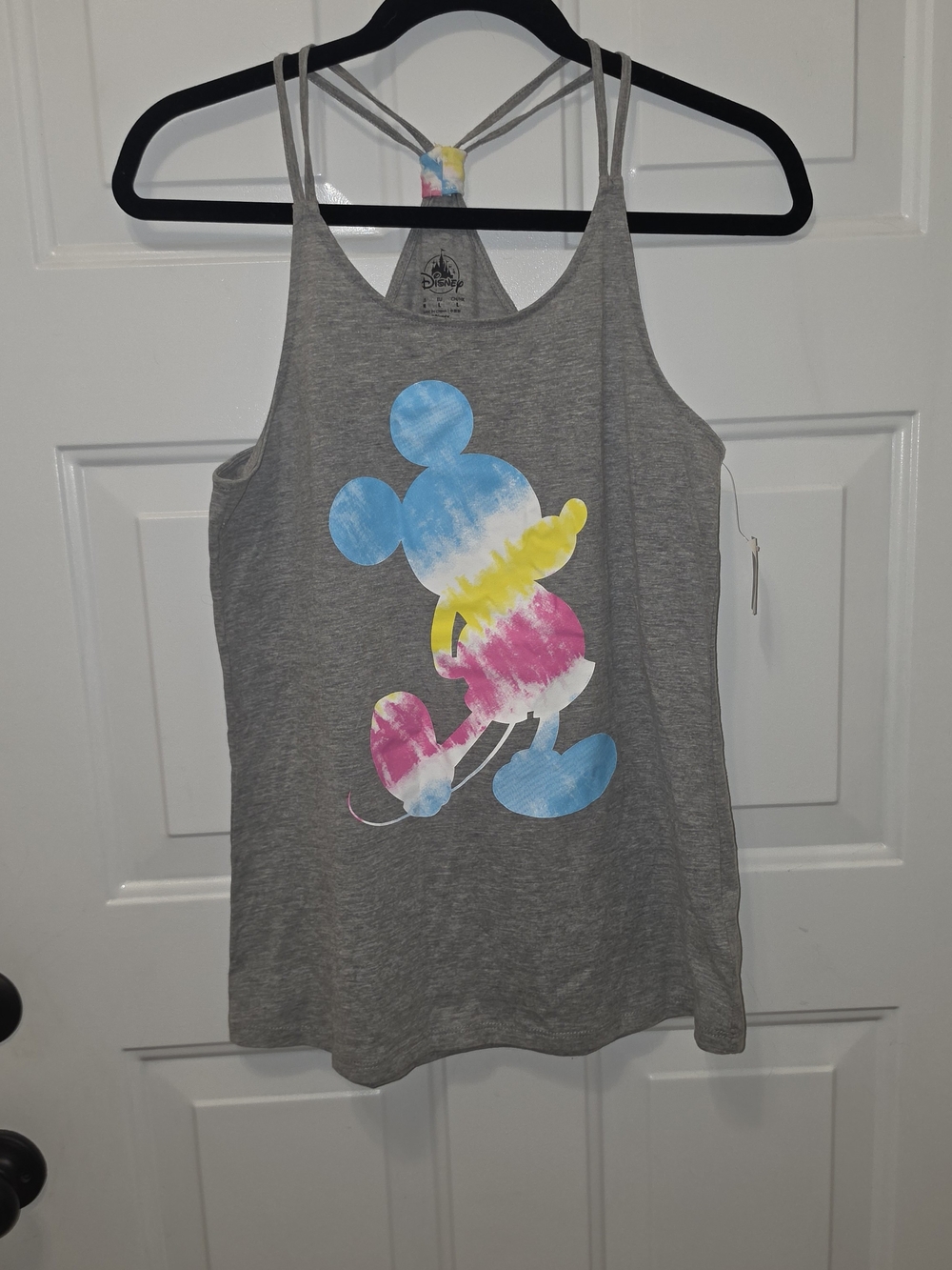 Disney Parks Mickey Mouse Tie Dye Racerback Tank Top NWT Medium